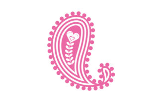 Download Pink Valentine's Heart Paisley - Premium Bundle
