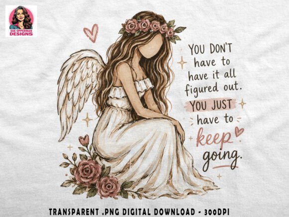 Download Faceless Angel Girl | Rose Gown PNG - Angel Collection