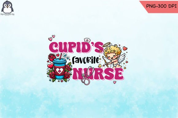 Download Cupid's Favorite Nurse Valentine PNG - Valentine png Collection