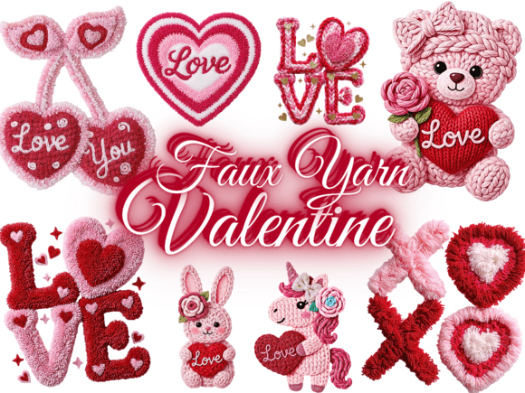 Download Valentine Png Faux Yarn Valentines Png - Valentine png Collection