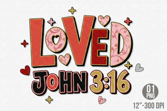 Download Loved John 316 Png, Bible Valentine Png - Valentine png Collection