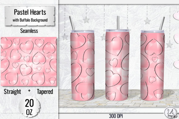 Download Pink Valentine Heart Skinny Tumbler 20OZ - Premium Bundle