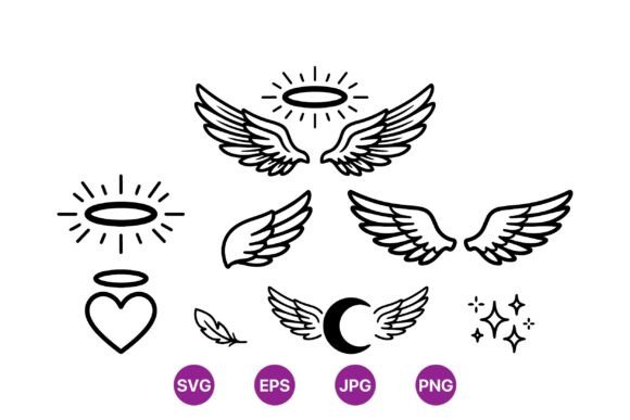 Download Angel Wings and Halo Clipart - Angel Collection